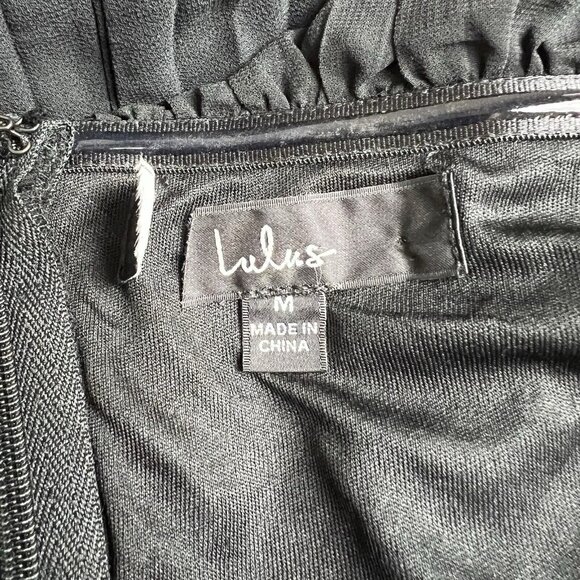 Lulus Always Remarkable Pleated Tiered Maxi Dress Off Shoulder NWOT - Picture 10 of 16